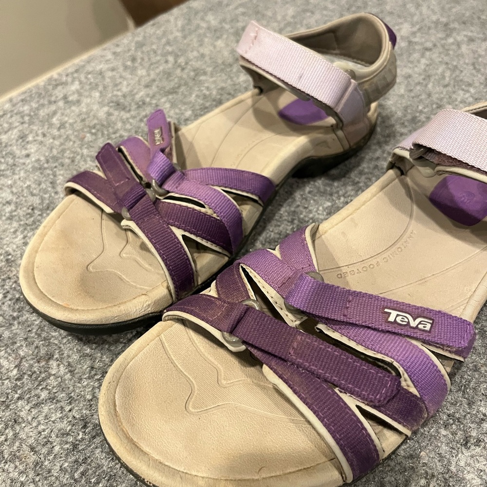 TEVA TIRRA DEEP LAVENDER GRADIENT SANDALS Size 8.5 - Picture 6 of 12
